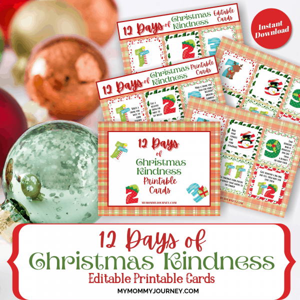12 Days of Christmas Kindness printable