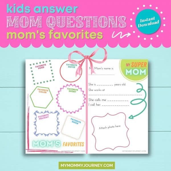 kids answer mom questions about mom's favorites