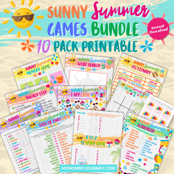 Sunny Summer Games Printable Bundle1