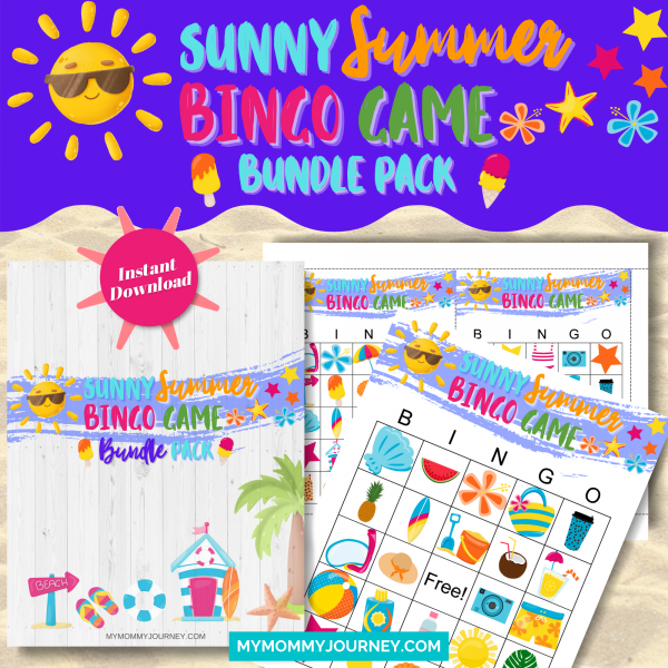 Sunny Summer Bingo Bundle Pack printable