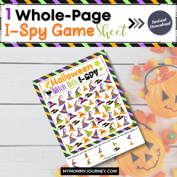 1 Whole-page I-Spy game sheet
