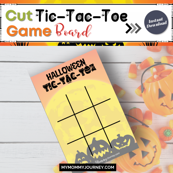 Cut tic-tac-toe game board