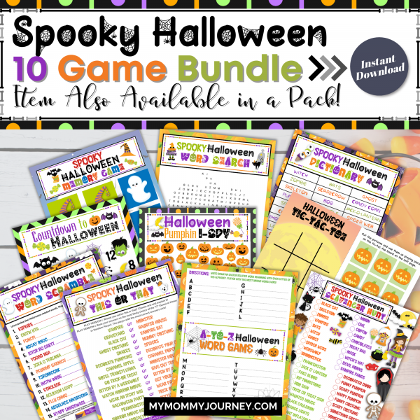 Spooky Halloween 10 Game Bundle Item also available in a pack