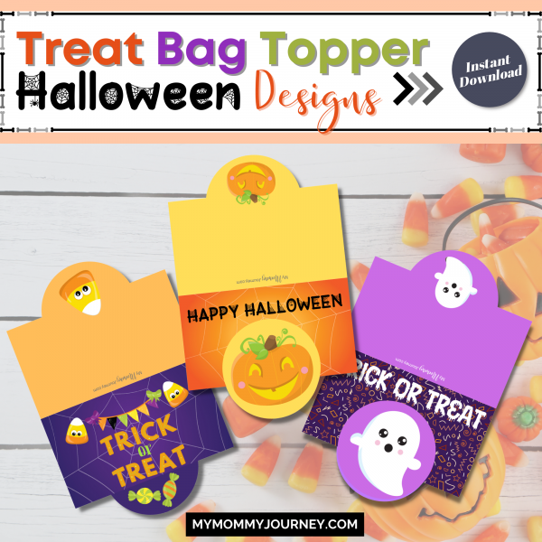 Treat Bag Topper Halloween Designs Option 2