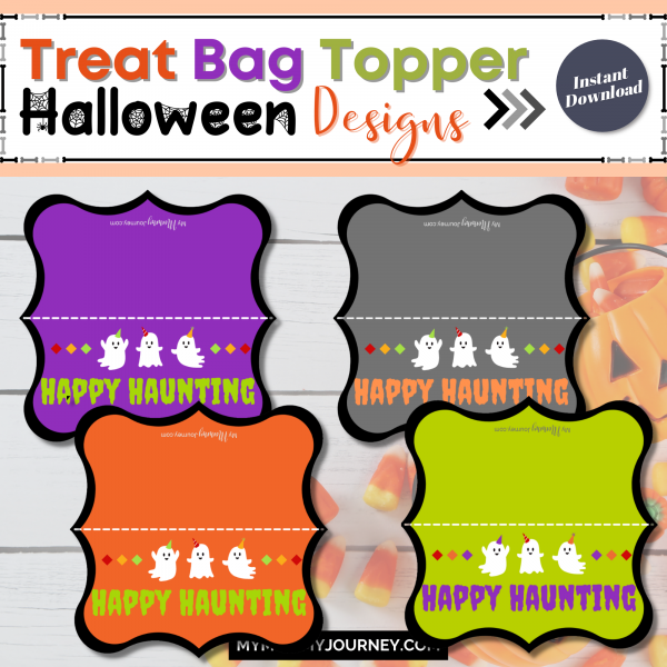 Treat Bag Topper Halloween Designs Option 5