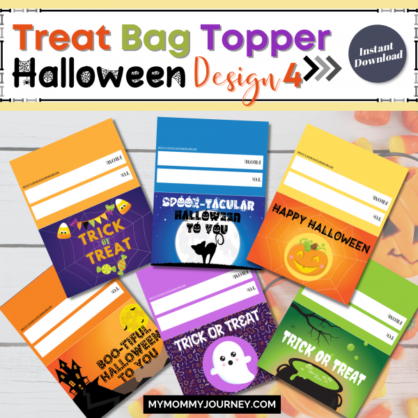 Treat Bag Topper Halloween Design4