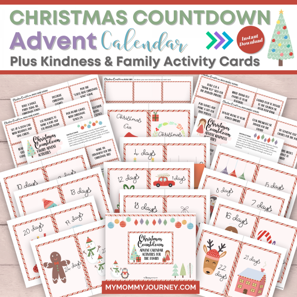Christmas Countdown Advent Calendar Activities for the Family