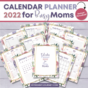 Calendar Planner 2022 for Busy Moms